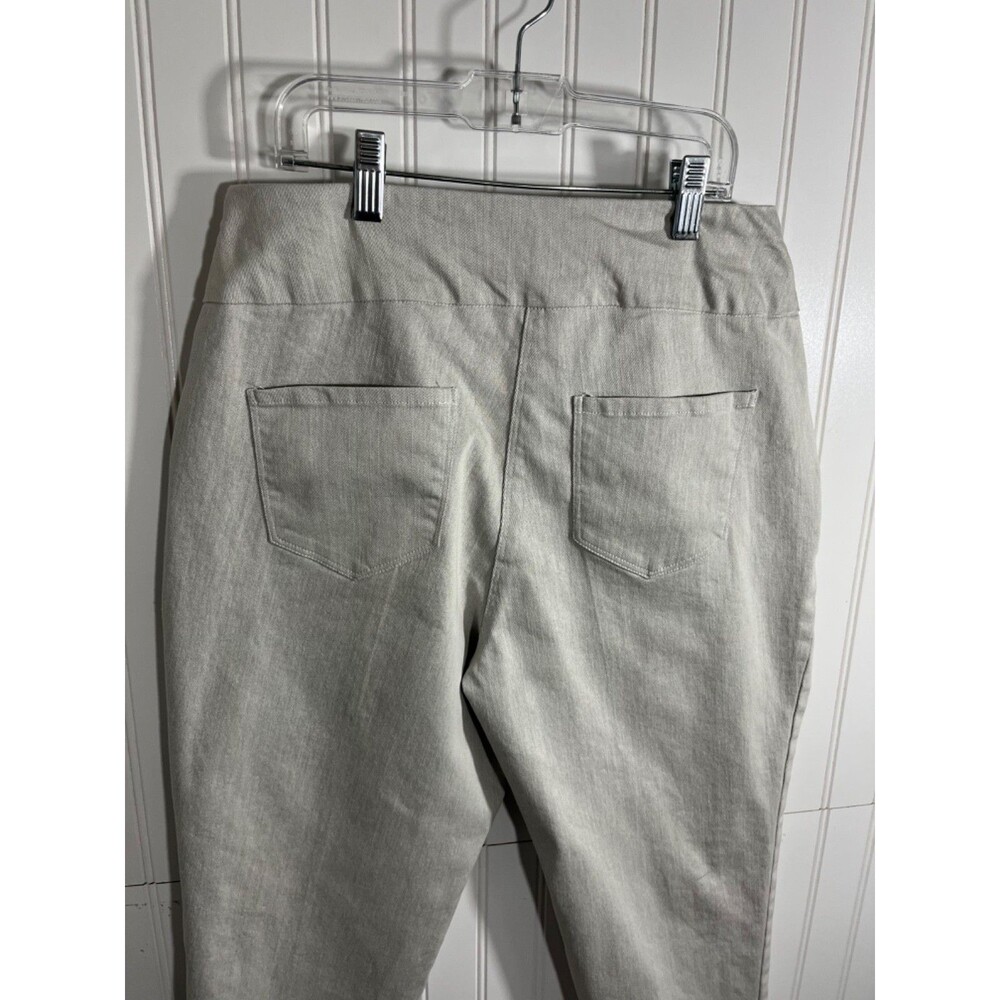 Lulu B Pants Women's Size 8 Beige Stretch Tapered Performance Career Golf Casual - Picture 5 of 6
